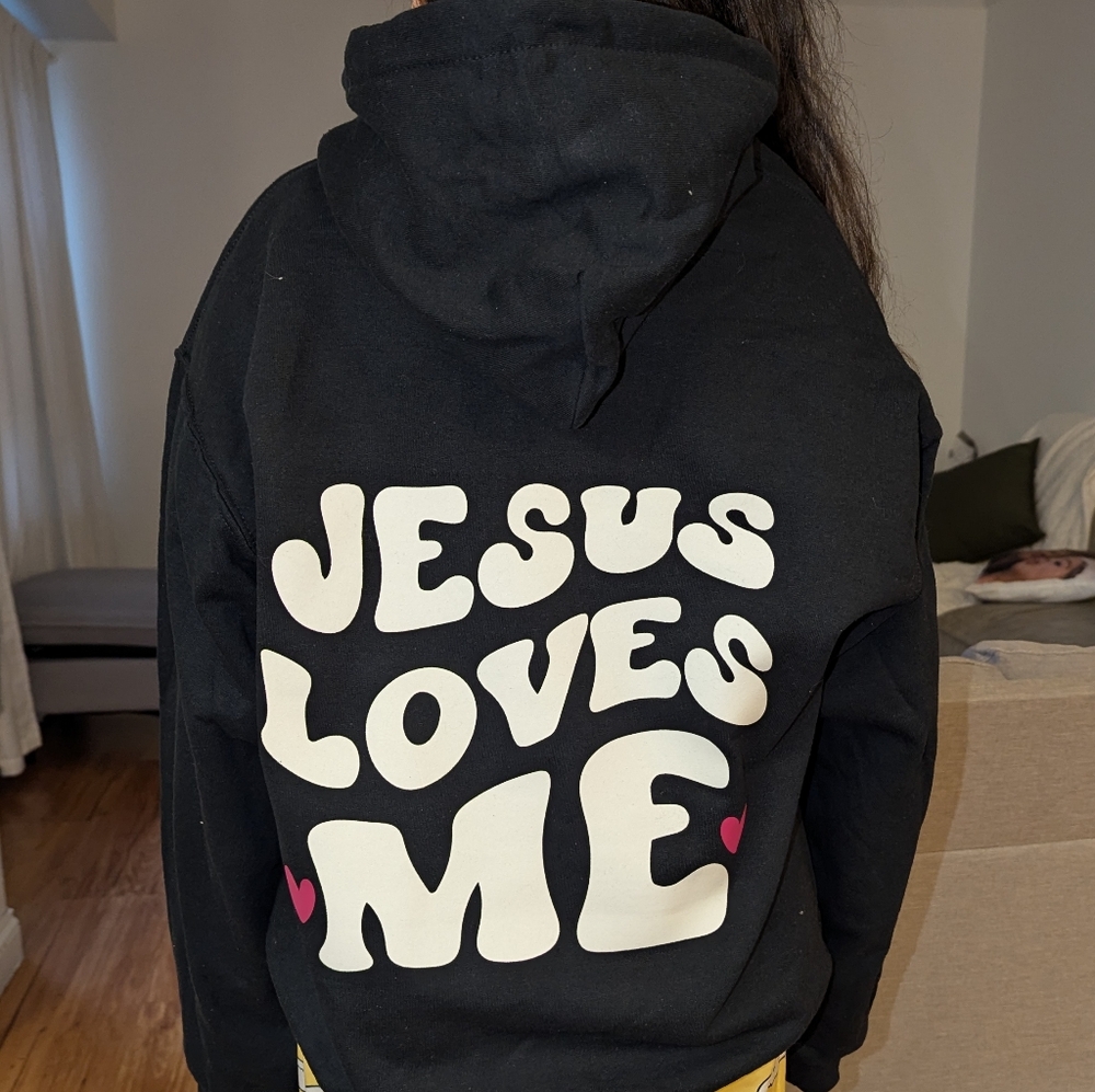 Jesus Loves Me hoodie
